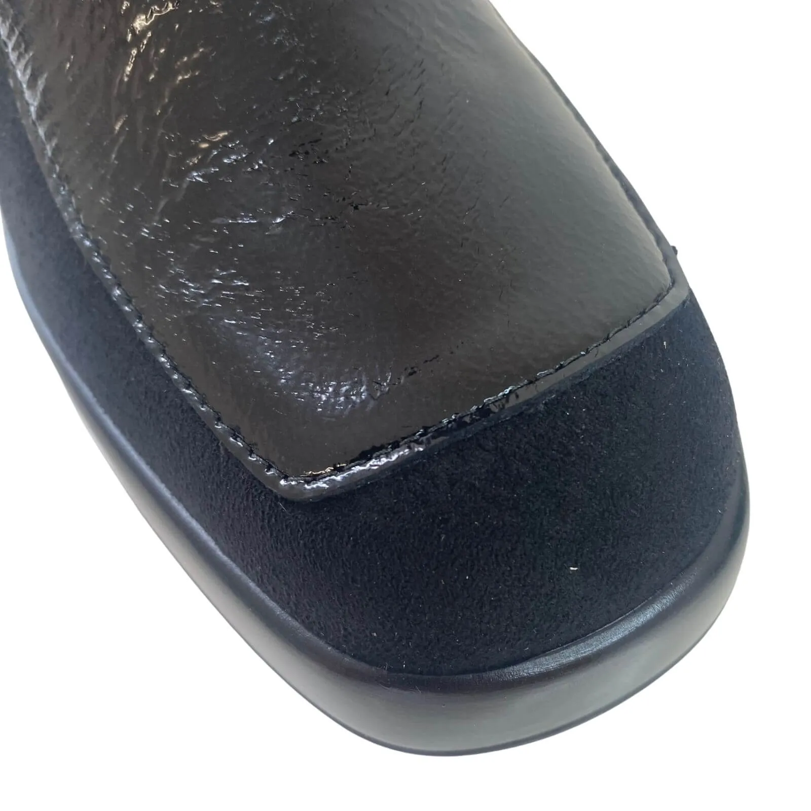 Hispanitas Black Leather Platform Boots