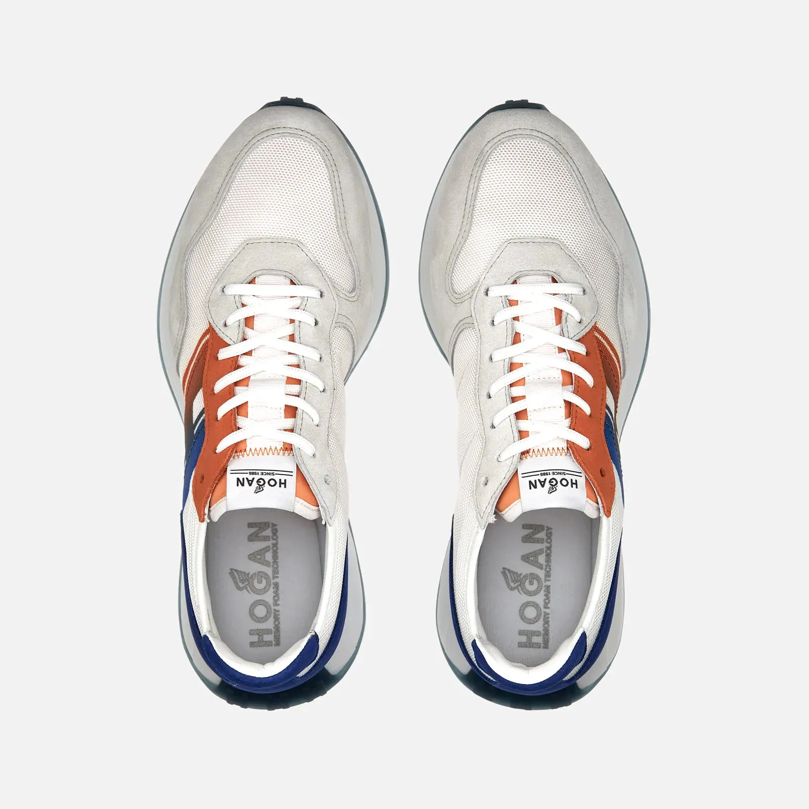 Hogan H601 Sneakers - Blue/Orange/White