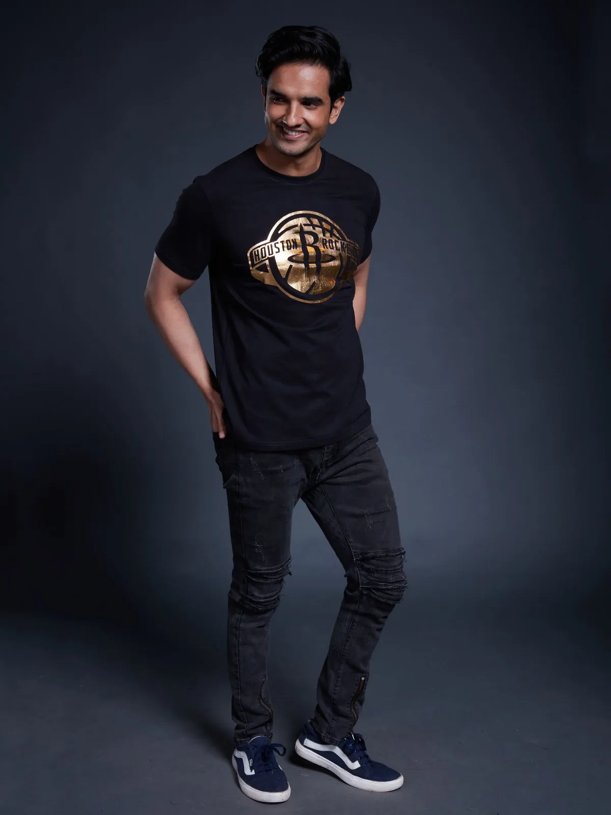 Houston Rockets Gold Foil T-shirt