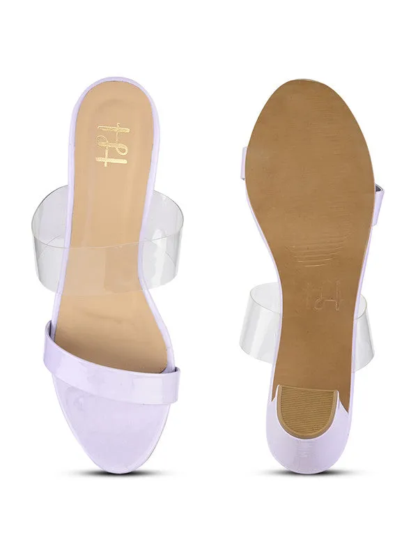Hydes N Hues Lavender Heel Sandal For Women