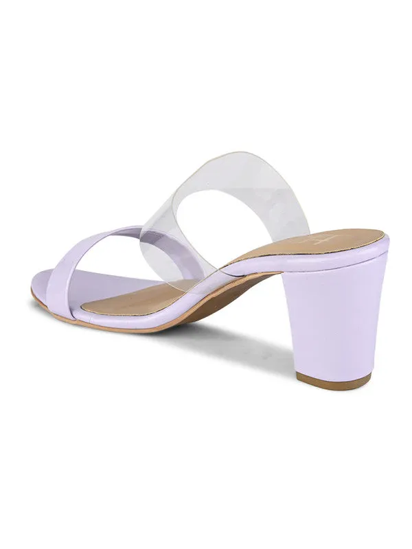 Hydes N Hues Lavender Heel Sandal For Women
