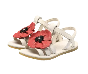 Iles Fields Sandals | Poppy | Red Clay Leather