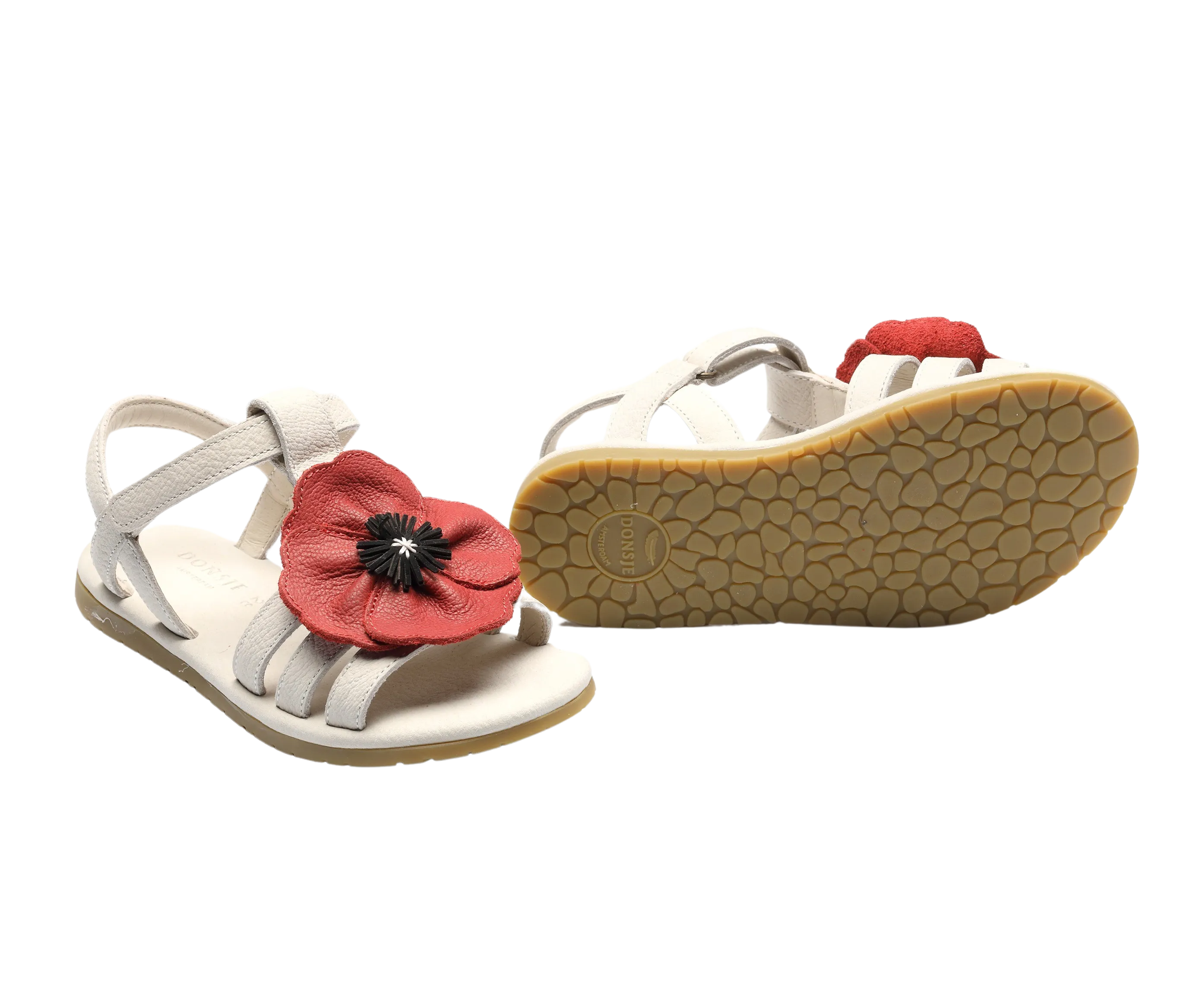 Iles Fields Sandals | Poppy | Red Clay Leather