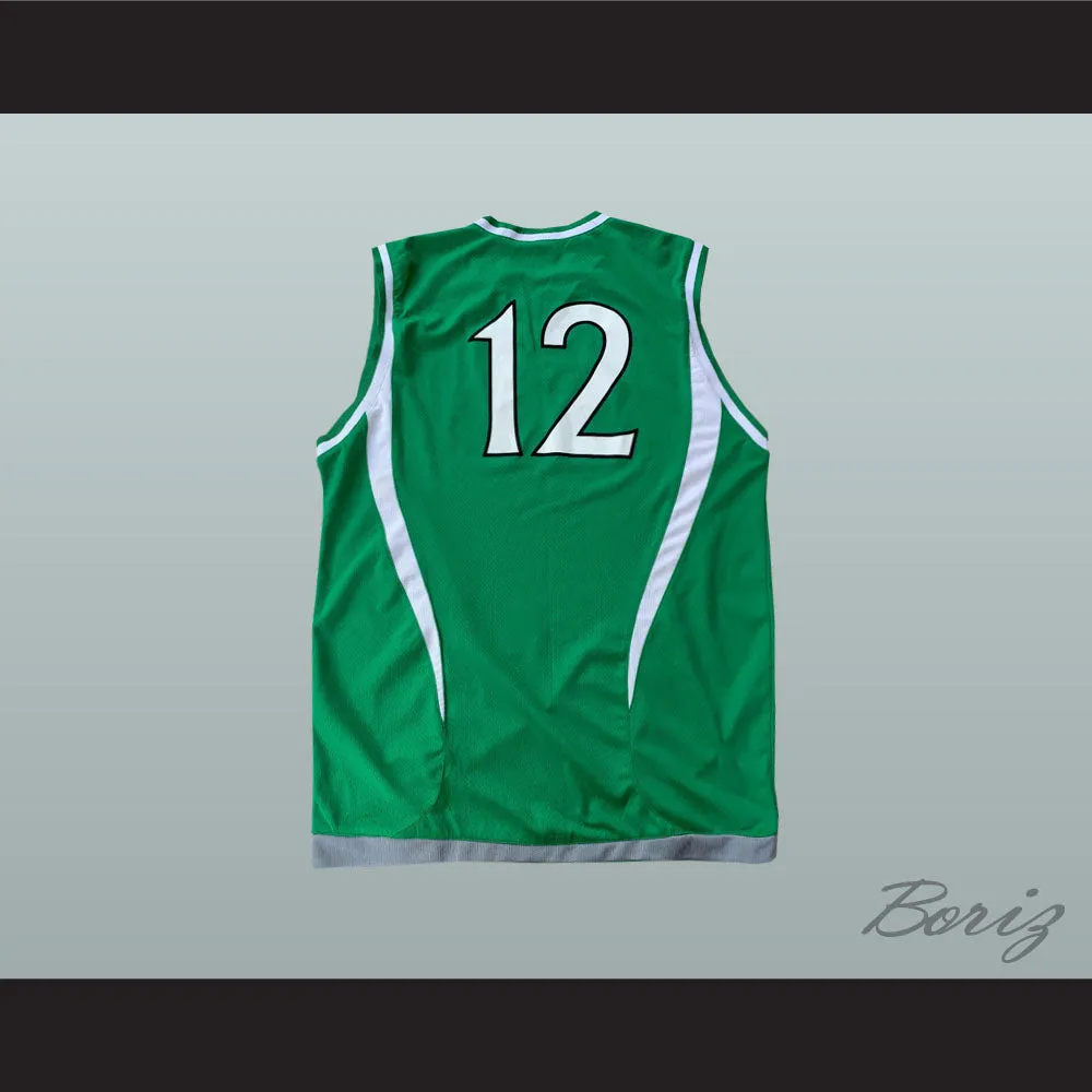 Ireland National Team 12 Green Basketball Jersey