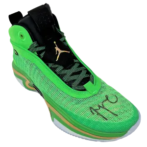 Jayson Tatum Celtics Signed Nike Air Jordan 'Green Spark' Right Sneaker FANATICS