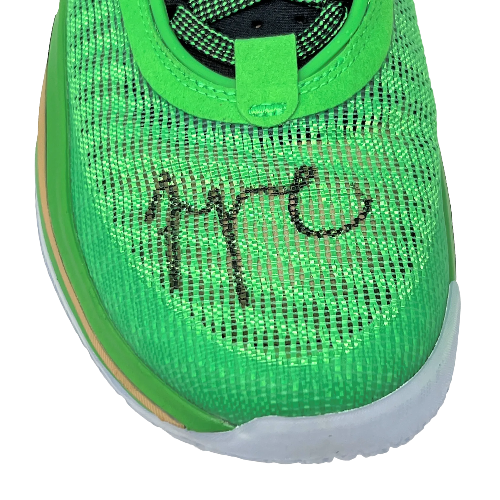 Jayson Tatum Celtics Signed Nike Air Jordan 'Green Spark' Right Sneaker FANATICS