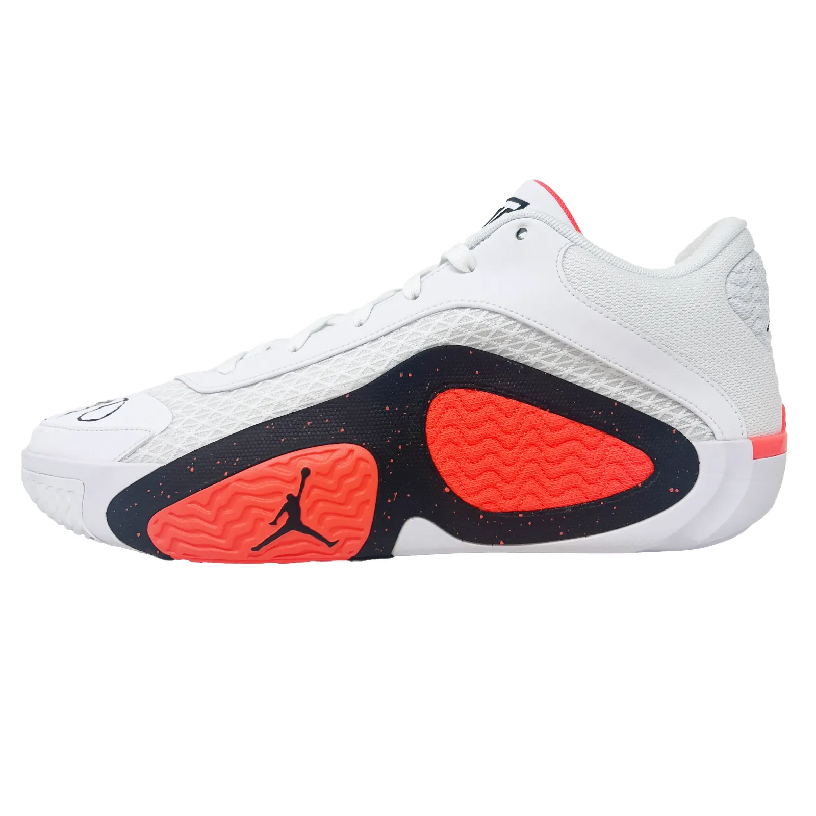 Jayson Tatum Signed Nike Jordan 2 Red Cement Sneaker Left Shoe FANATICS