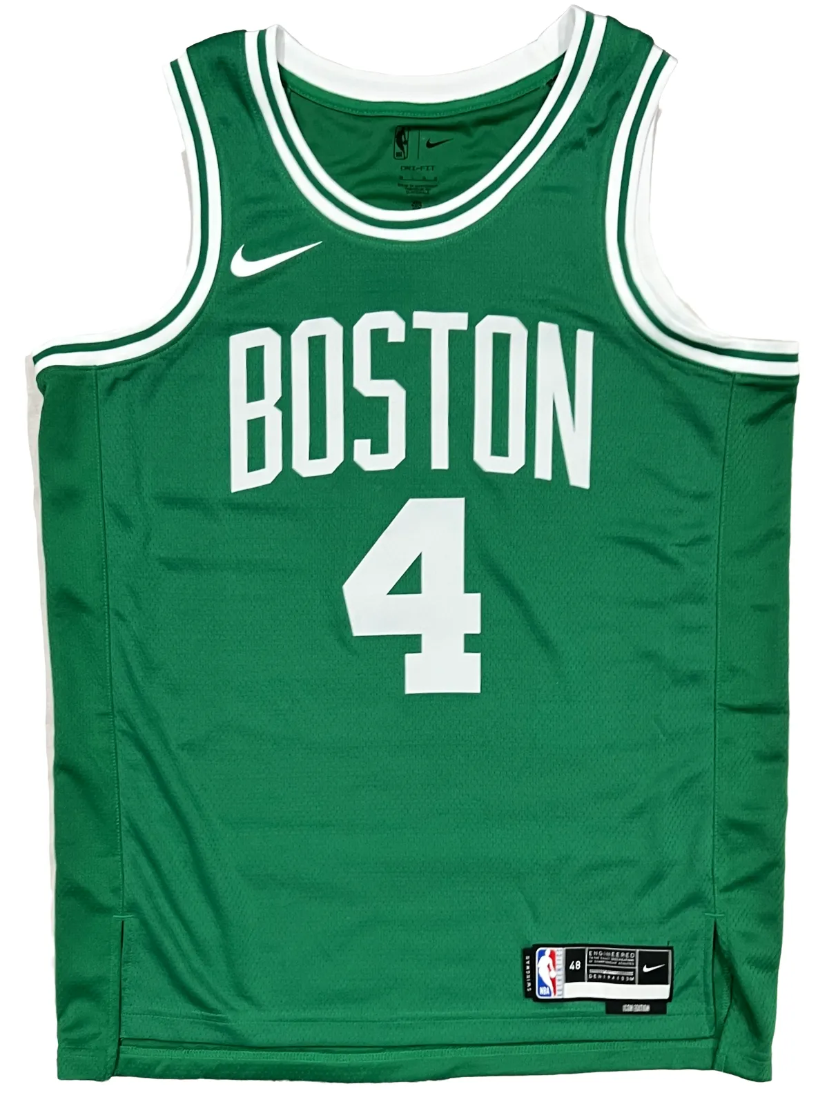 Jrue Holiday Boston Celtics Signed 24' NBA Champs Nike Icon Swingman Jersey JSA