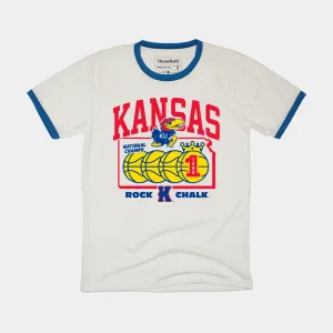Kansas Basketball 1988 Champs Ringer Tee