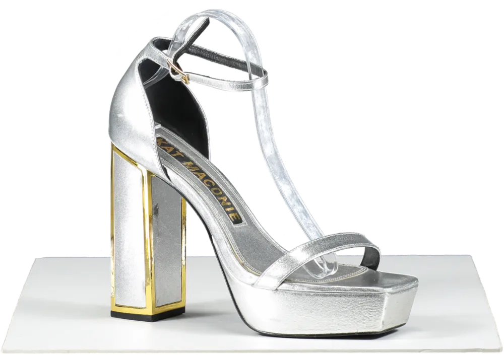 Kat Maconie Metallic Missy Sandals UK 8 EU 41 👠