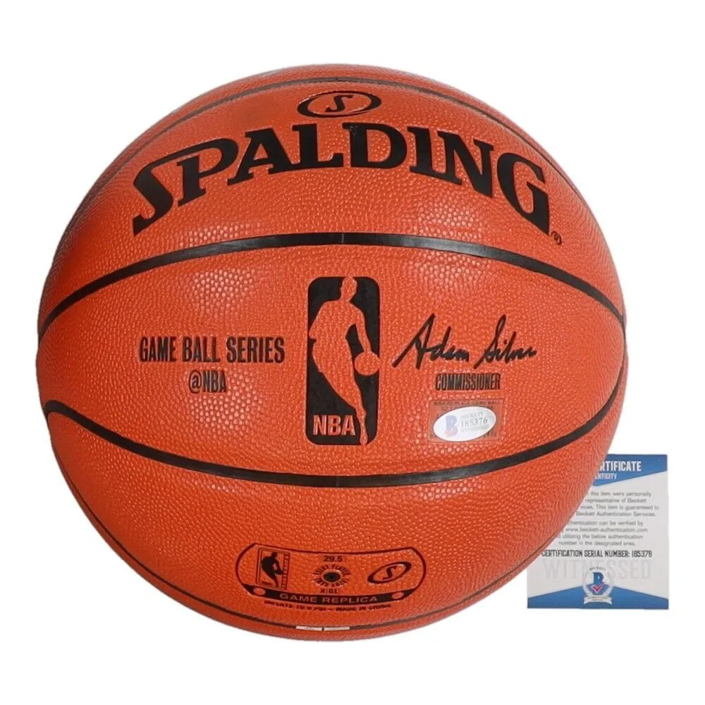 Keith Erickson Signed Spaulding NBA Basketball "72 Champs" Los Angeles Lakers
