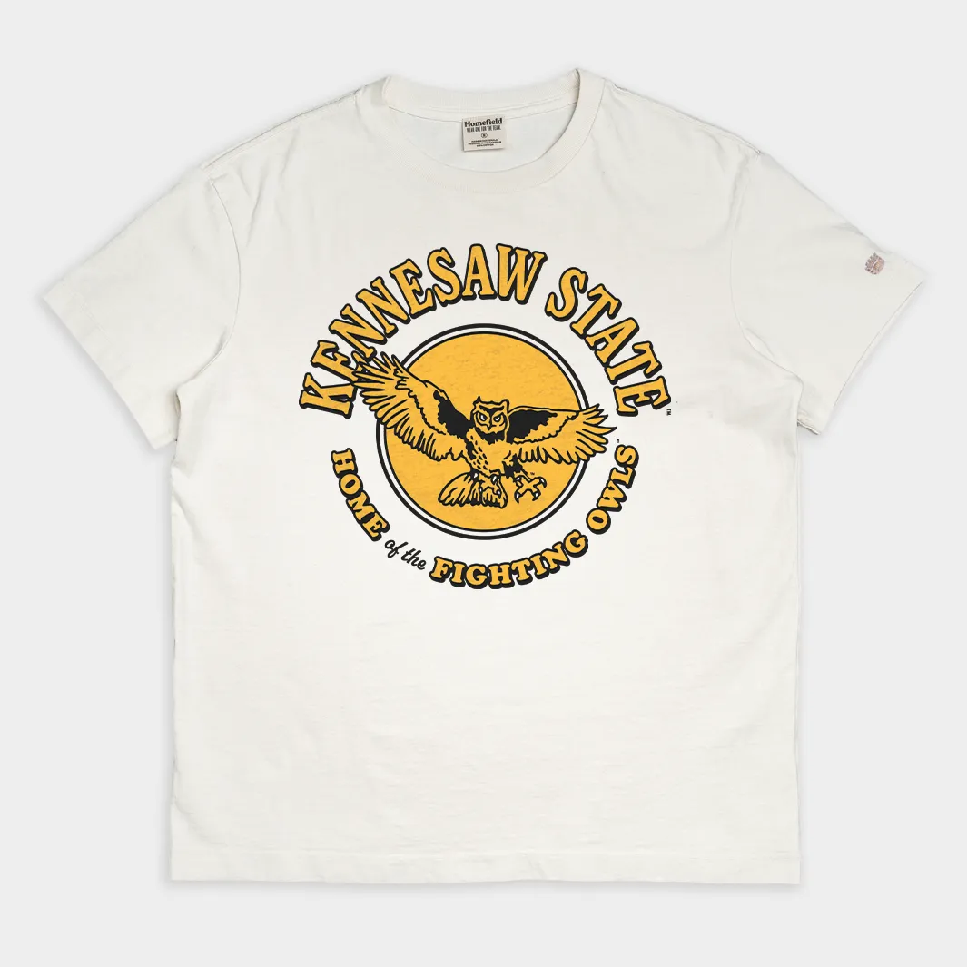 Kennesaw State 1988 Fighting Owls Vintage Heavyweight Tee