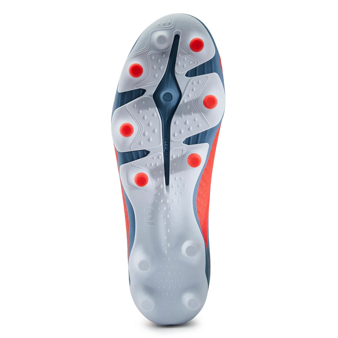 Kids' Lace-Up Football Boots Viralto III FG - Blue/Neon