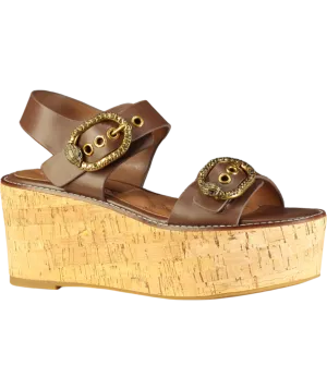 Kurt Geiger Brown Mayfair Flatform Sandals UK 6 EU 39 👠