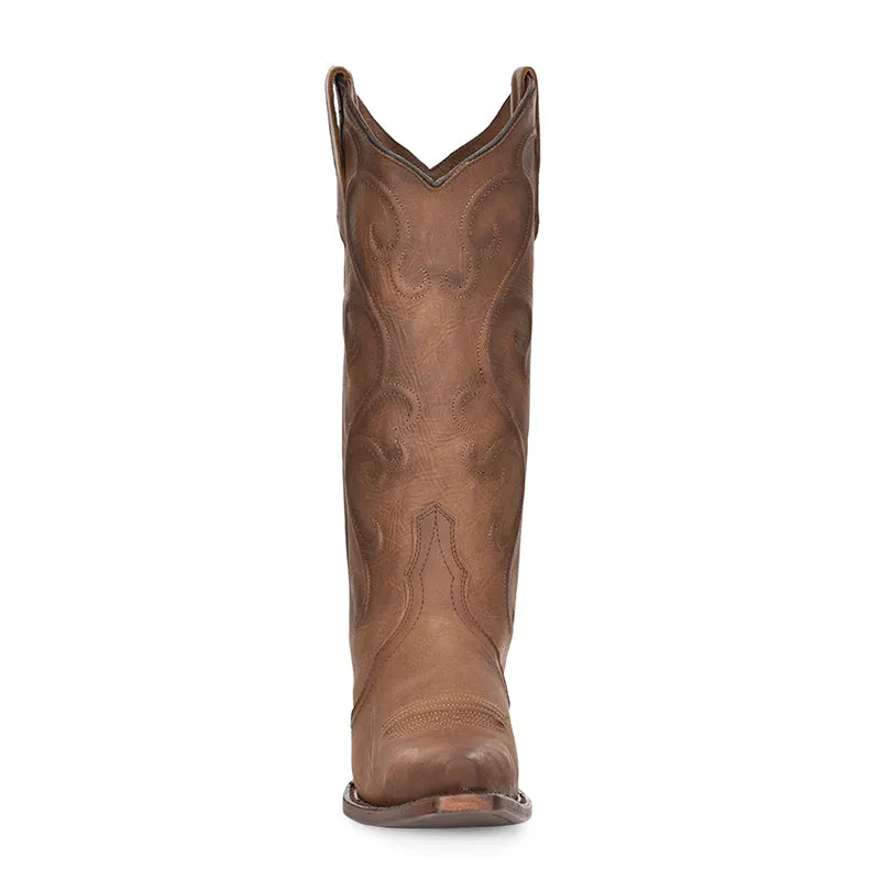 L6014 | Women's Cinnamon Embroidered Western Boot