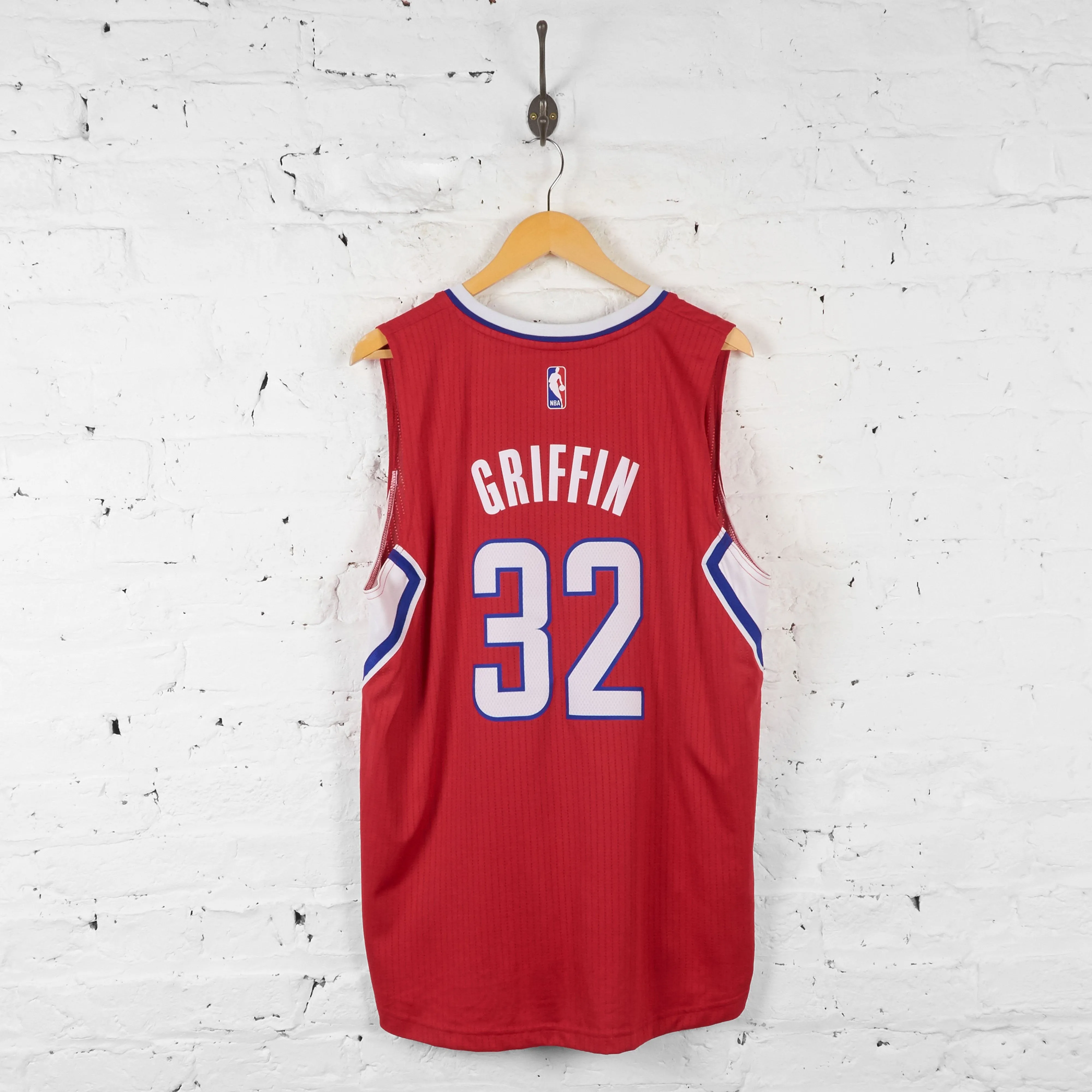 LA Clippers Griffin NBA Basketball Jersey Vest - Red - L
