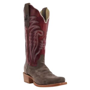 LADIES CHARCOAL ROUGHOUT R WATSON BOOTS