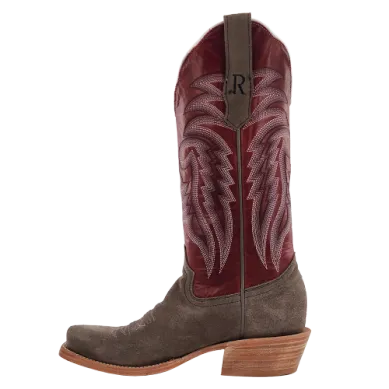 LADIES CHARCOAL ROUGHOUT R WATSON BOOTS