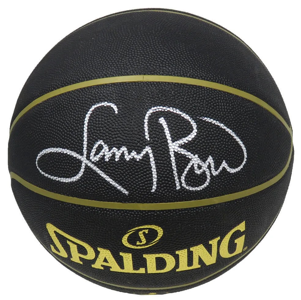 Larry Bird (Celtics) Signed Spalding Elevation Black NBA Basketball - BIRD HOLO
