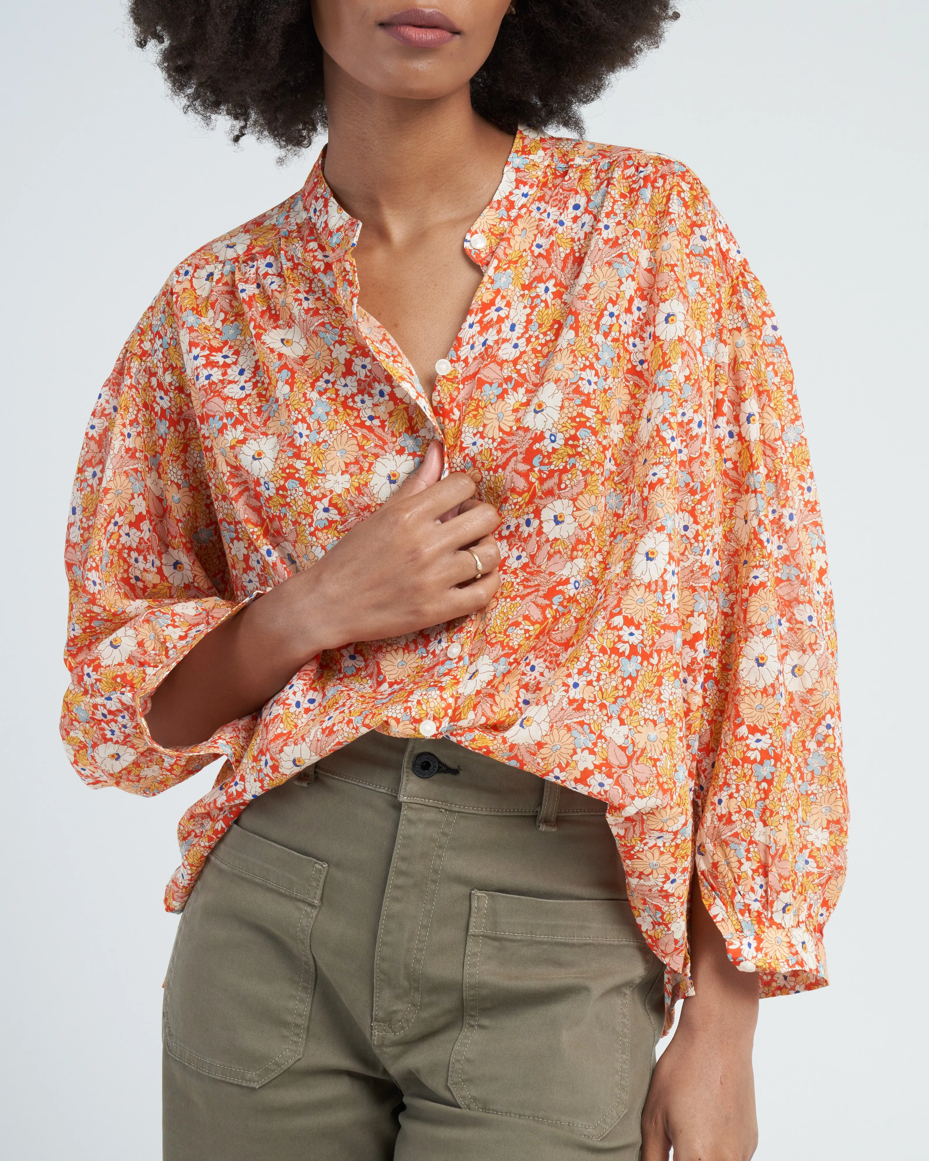 lilly shirt - autumn fields