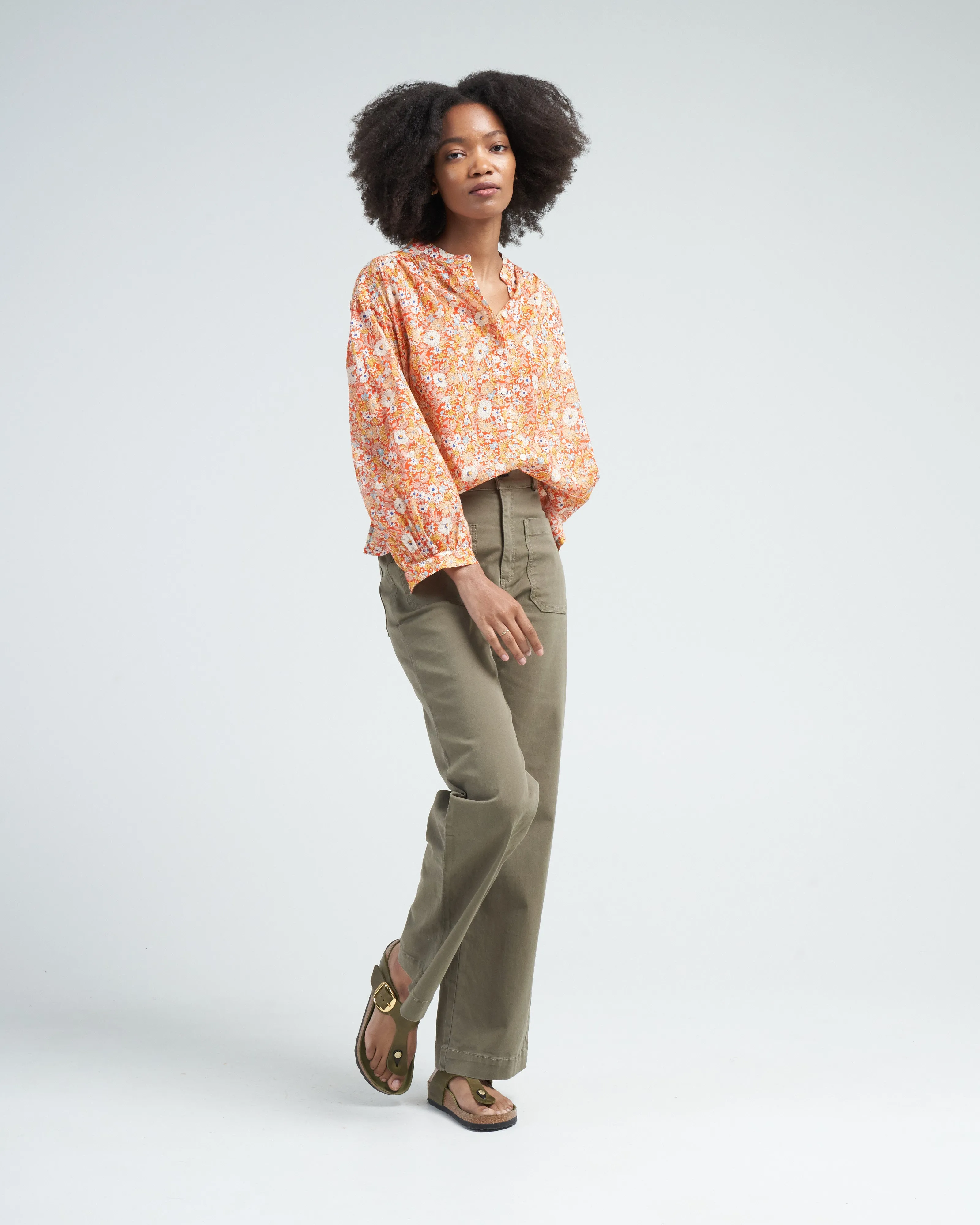 lilly shirt - autumn fields