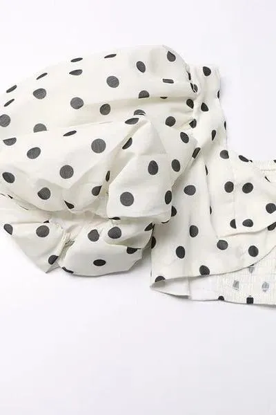 Liza Polka Dot Skirt Set