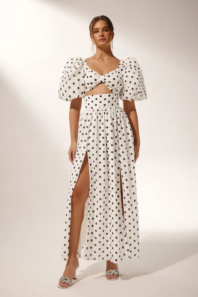 Liza Polka Dot Skirt Set