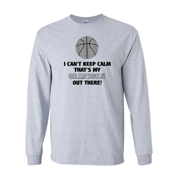 Long Sleeve Shirts Basketball Grandson