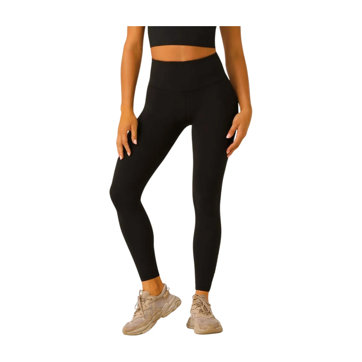 Lorna Jane Lotus No Chafe Ankle Biter Womens Tights