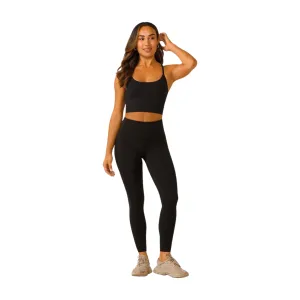 Lorna Jane Lotus No Chafe Ankle Biter Womens Tights