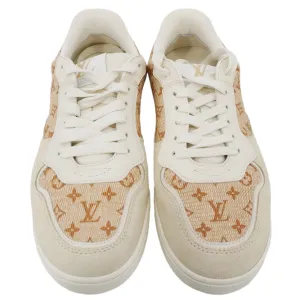LOUIS VUITTON LV Stadium Monogram raffia Sneaker Natural