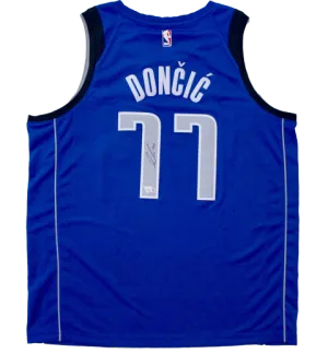 Luka Doncic Dallas Mavericks Signed Autograph Nike Swingman Jersey Fanatics