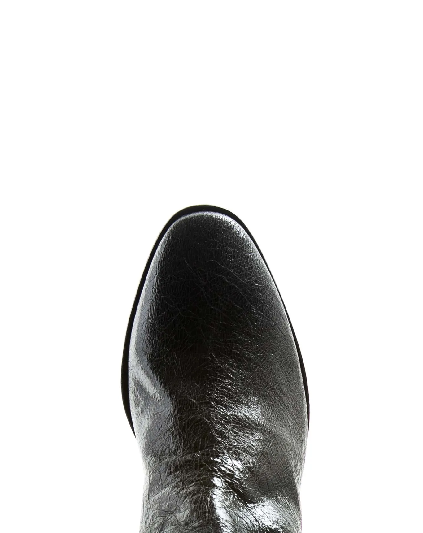 MATT Black Leather Boots