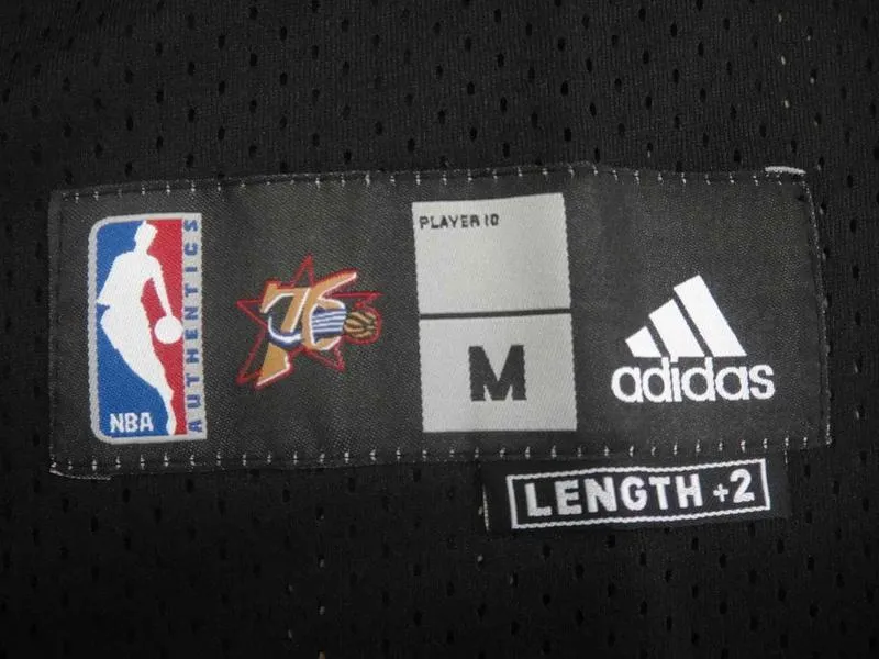 Men 3 Allen Iverson Jersey Black Philadelphia 76ers Throwback Swingman