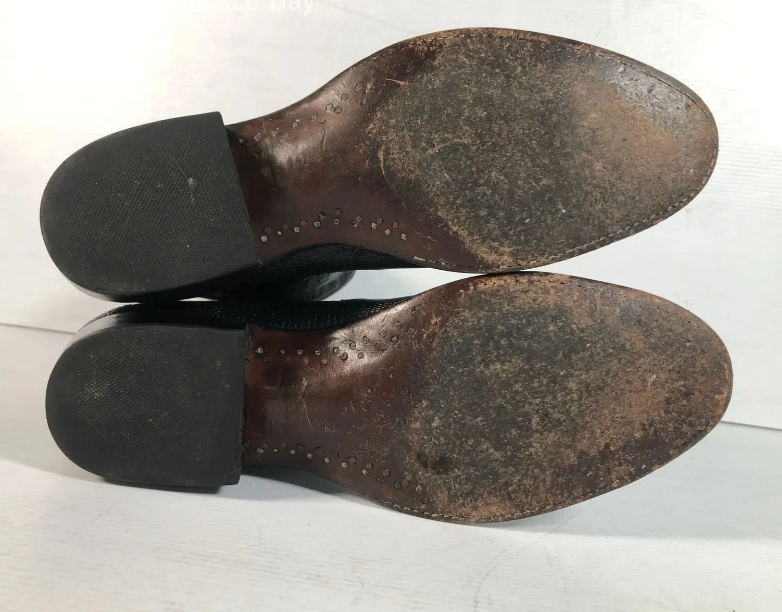 Men’s Black Cowboy Boots 9.5