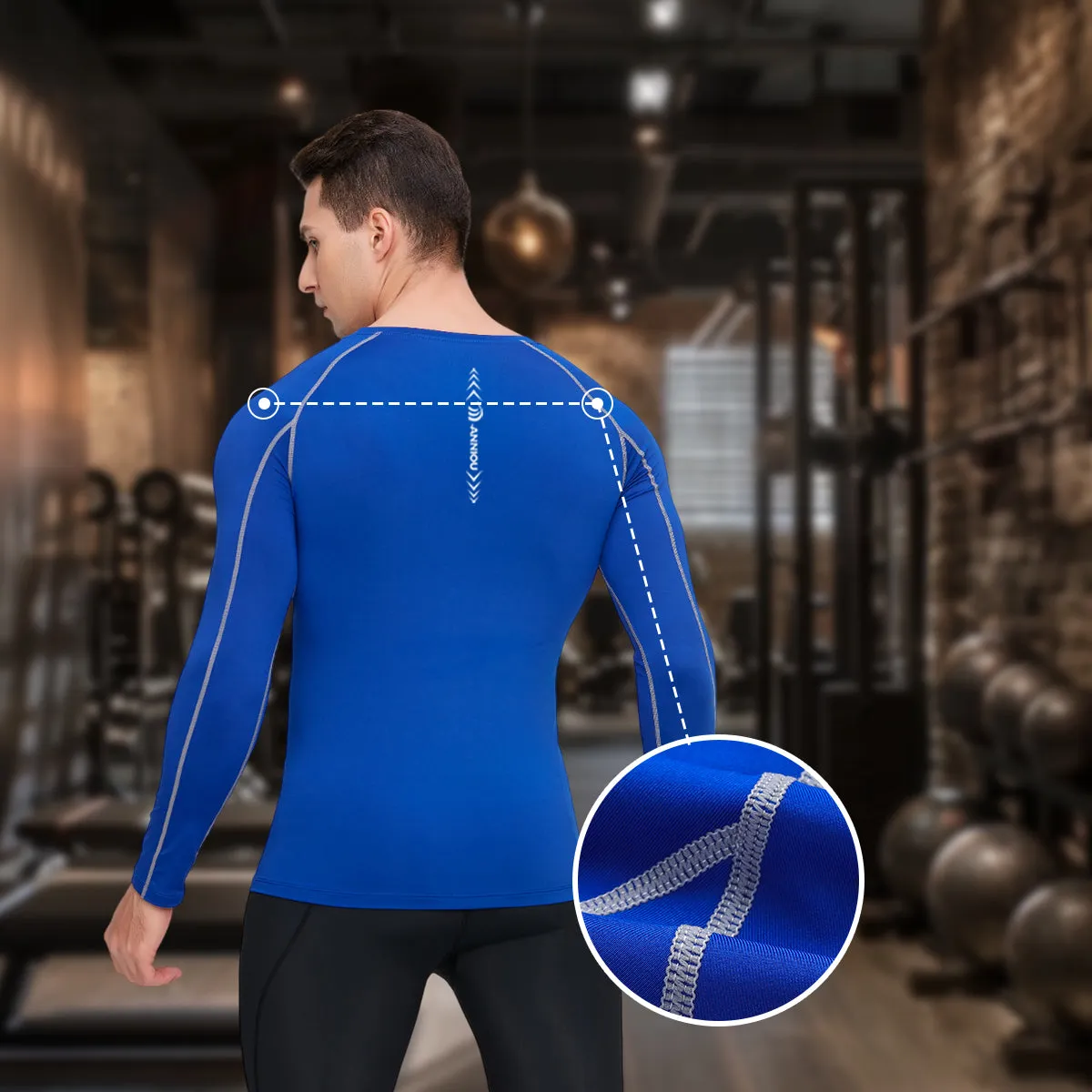 Men’s Long Sleeve Compression Gym Shirts