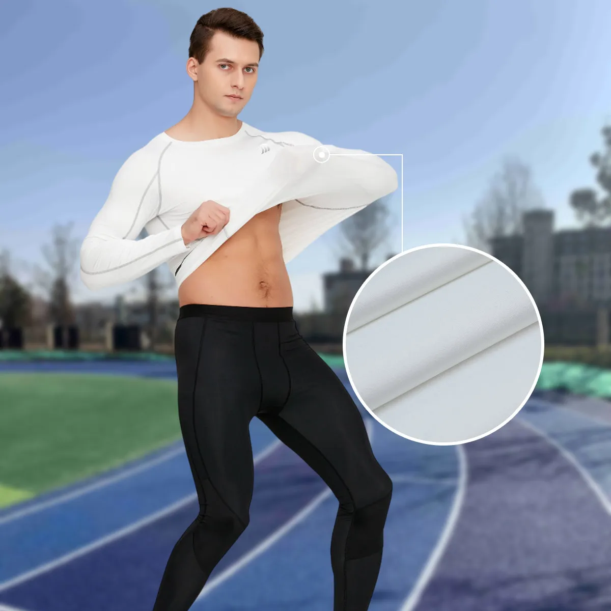 Men’s Long Sleeve Compression Gym Shirts