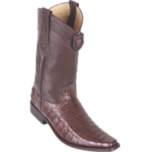Men’s Los Altos Caiman Belly Boots Versace Square Toe