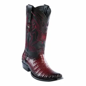 Men's Wild West Caiman Belly Boots Dubai Toe