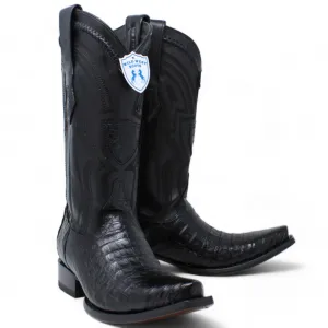 Men's Wild West Caiman Belly Skin Snip Toe Boot 294L8205