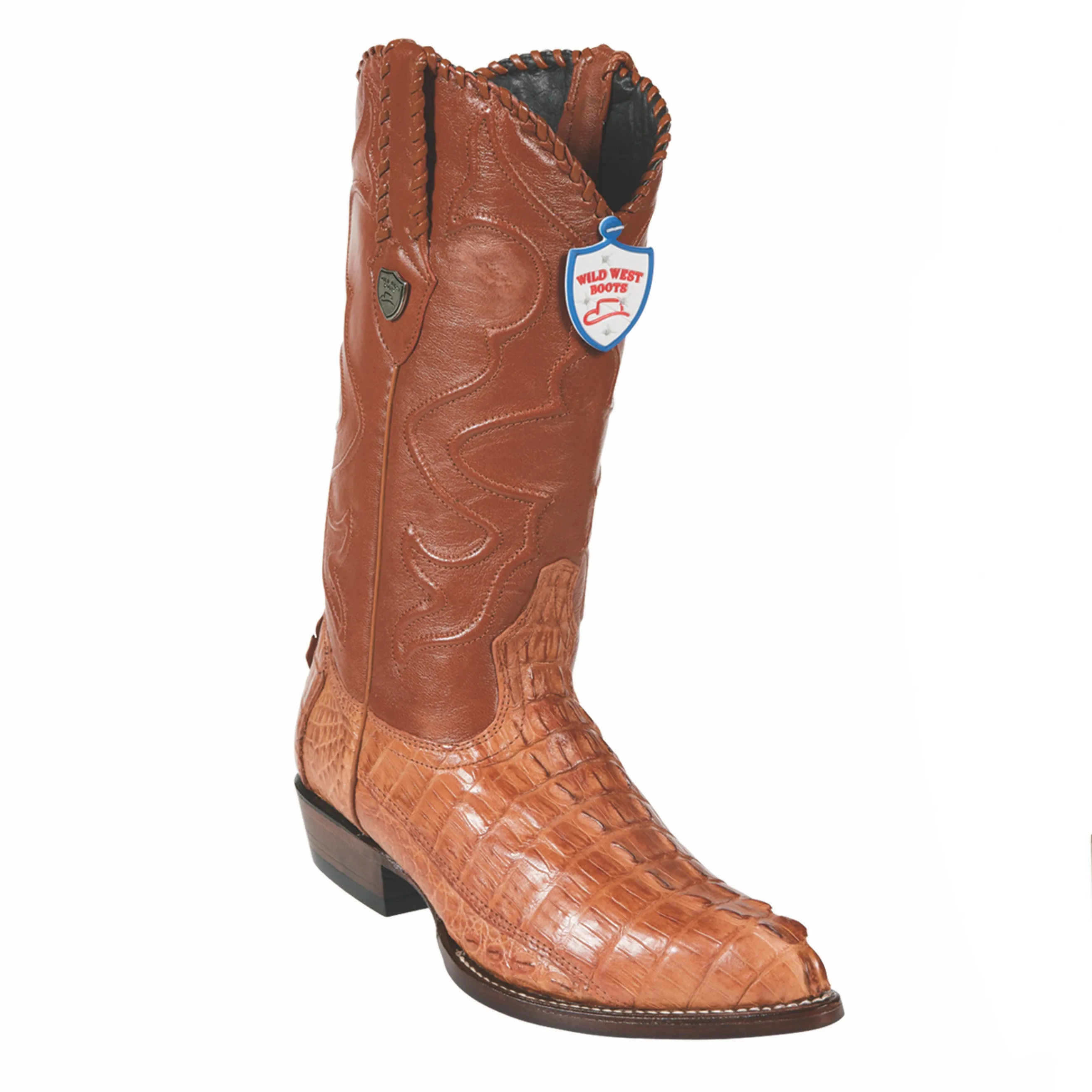Men's Wild West Caiman Tail Boots J Toe