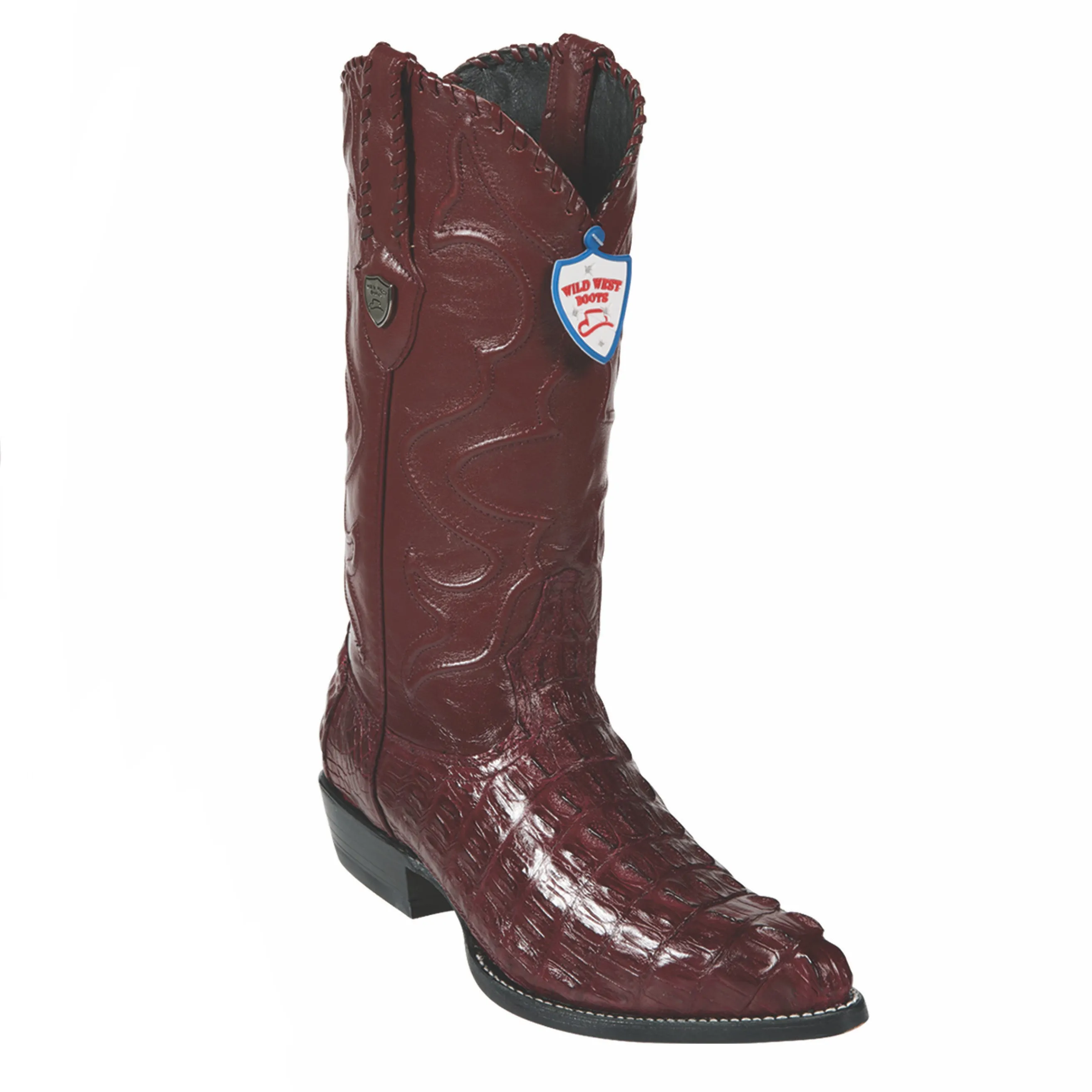 Men's Wild West Caiman Tail Boots J Toe