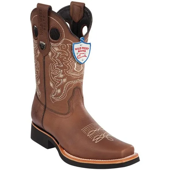 Men's Wild West Genuine Leather Rodeo Toe Boots 2813E27