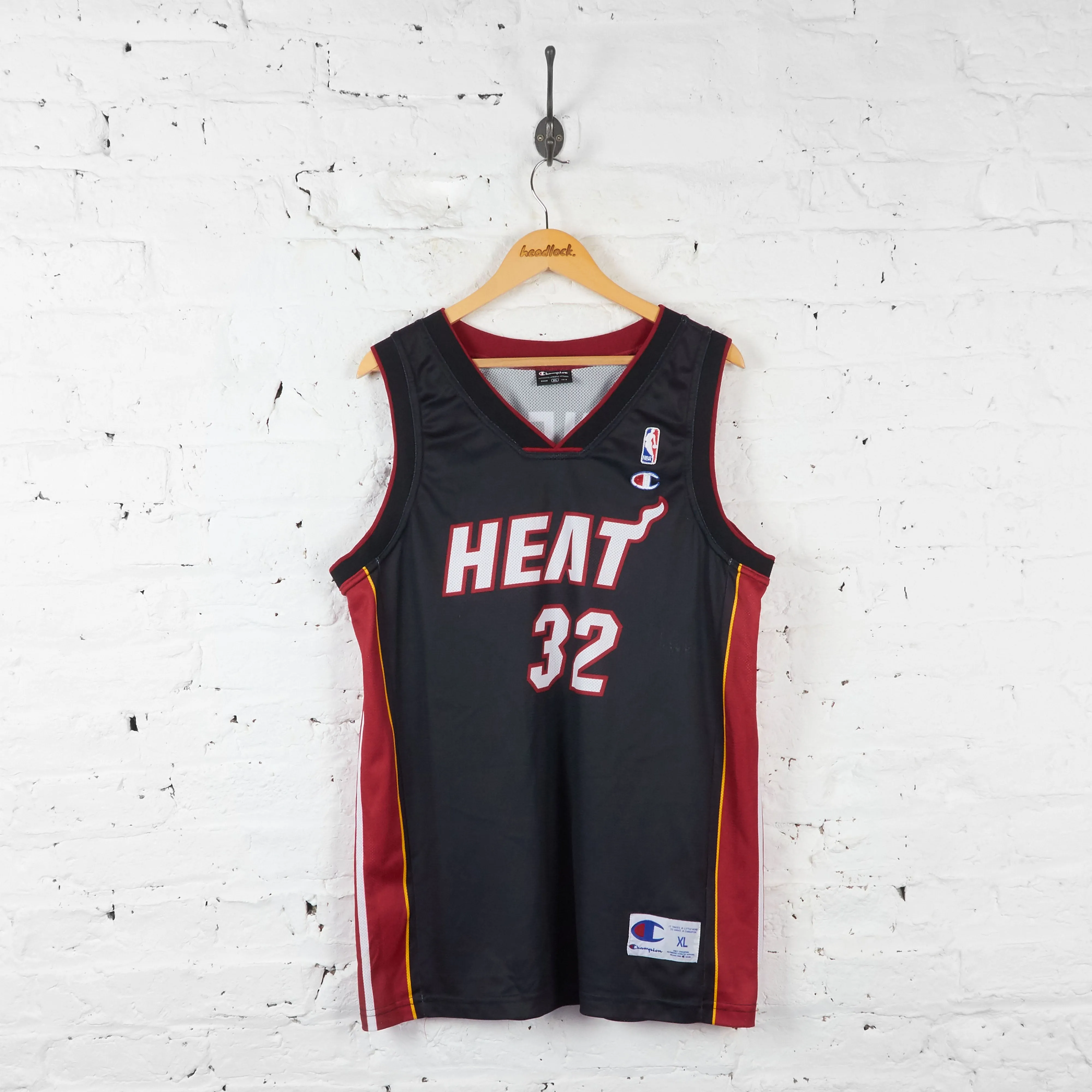 Miami Heat O'Neal Champion Basketball Vest Jersey - Black - XL