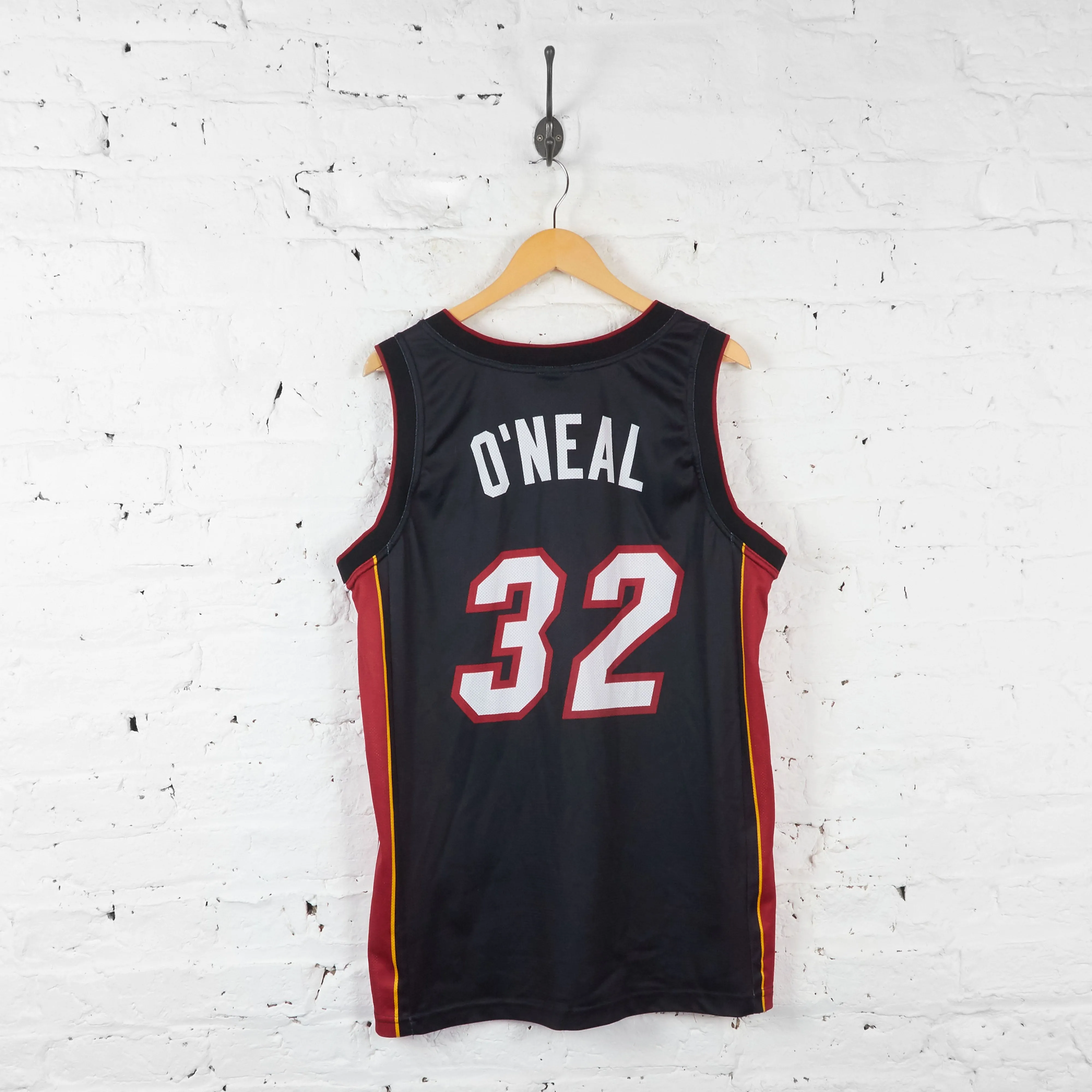 Miami Heat O'Neal Champion Basketball Vest Jersey - Black - XL