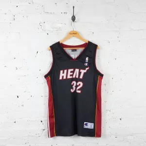 Miami Heat O'Neal Champion Basketball Vest Jersey - Black - XL