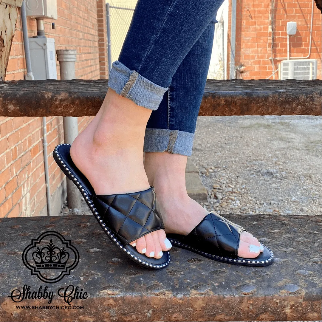 Mick Black Sandals