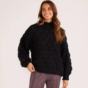 Mink Pink Nova Bobble Knit