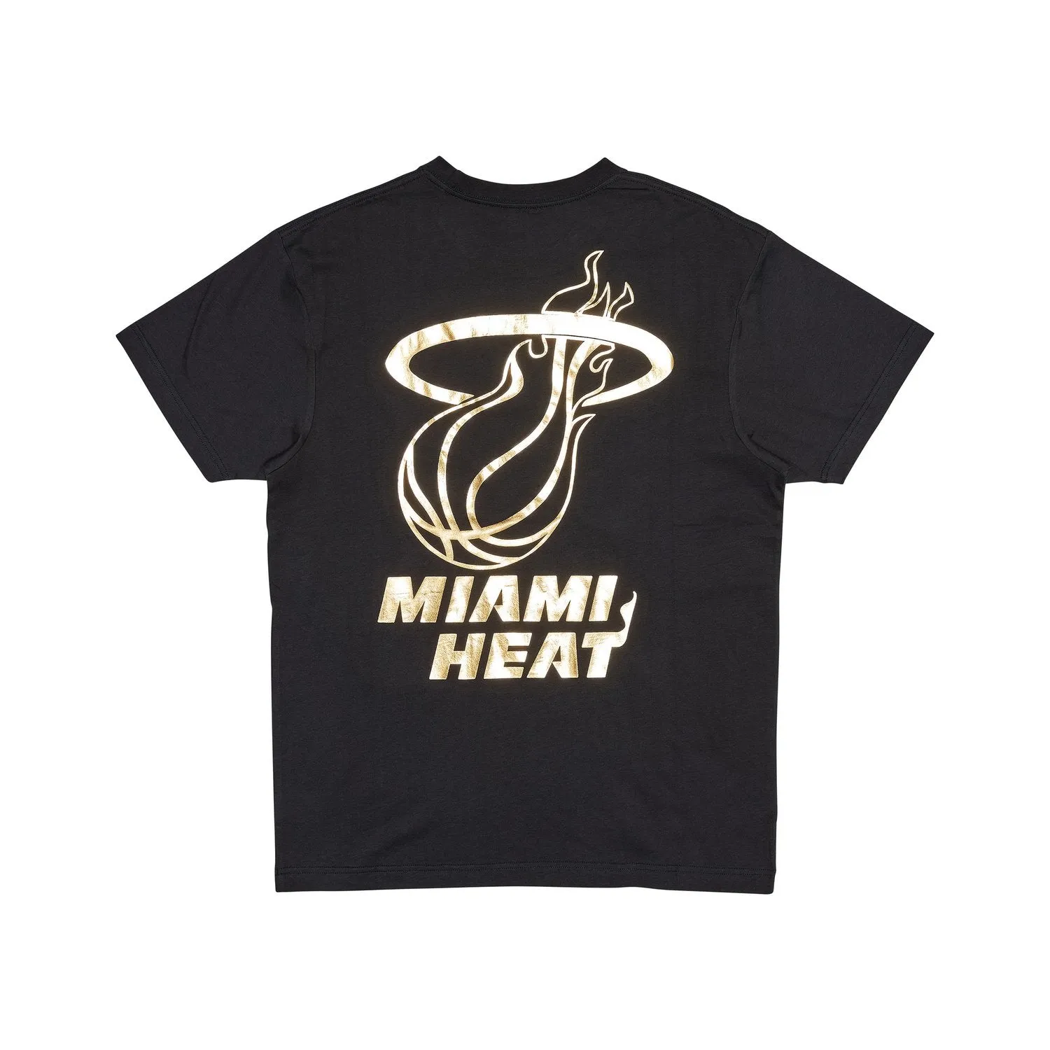 MITCHELL & NESS MIAMI HEAT TEAM FOIL LOGO TEE