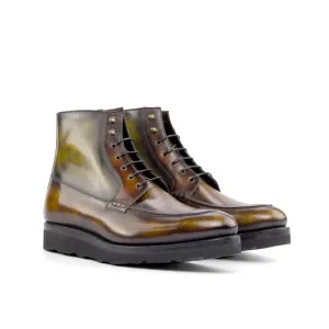 Museum Patina Moc-Toe Boots